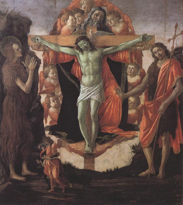  Trinity with Mary Magdalene,St John the Baptist,Tobias and the Angel (mk36)